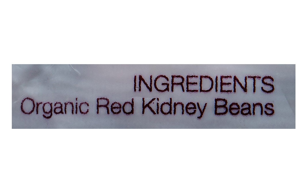 Pure & Sure Organic Kidney Beans Red    Pack  500 grams
